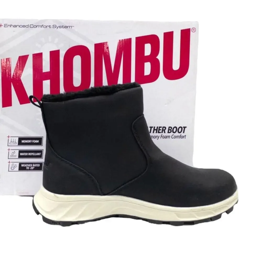Khombu Women's Insulated Winter Snow All Weather Boots Rubber Sole size 6 8 9